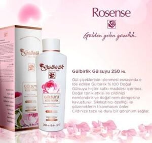 Gülbirlik(Rosense) % 100 Doğal Gül Suyu 250ml