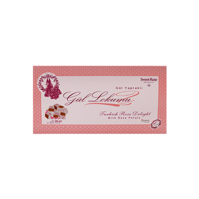 SweetRose Gül Lokumu (Lokum İçi Gül Yapraklı) 500gr