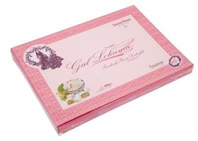 SweetRose Gül Lokumu Fındıklı 400gr