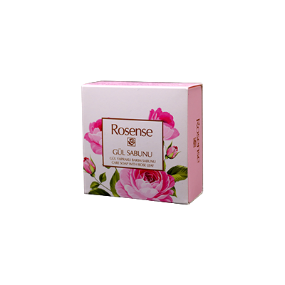 Rosense Gül Yapraklı Kare Sabun 100 gr