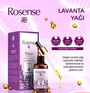 Rosense Lavanta Yağı % 100 Doğal 30ml